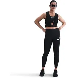 NIKE Damen Tights 7/8 Tempo Swoosh Run, Größe XL in Schwarz Schwarz