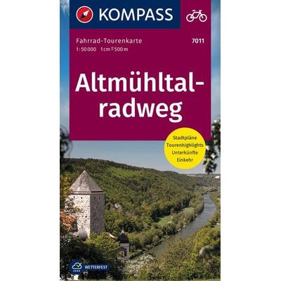 KOMPASS Fahrrad-Tourenkarte Altmühltalradweg 1:50.000, Sonstige von , KOMPASS Freytag & Berndt, 978-3-99121-621-6