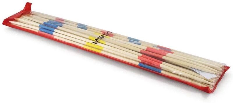 Mikado en bois 18 cm pochette plastique - Jeujura