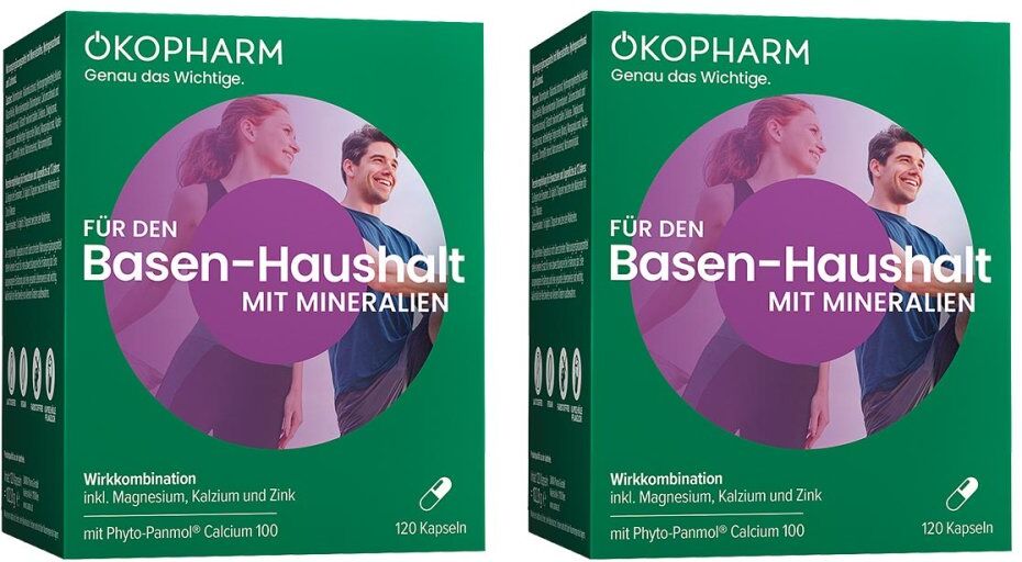 Ökopharm für den Basen-Haushalt mit Mineralien Kapseln 2x120stk