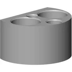 Dornbracht Scheibe für Verlängerung Kartusche Ersatzteile 093011016 35 x 19 x 25 mm 09301101690