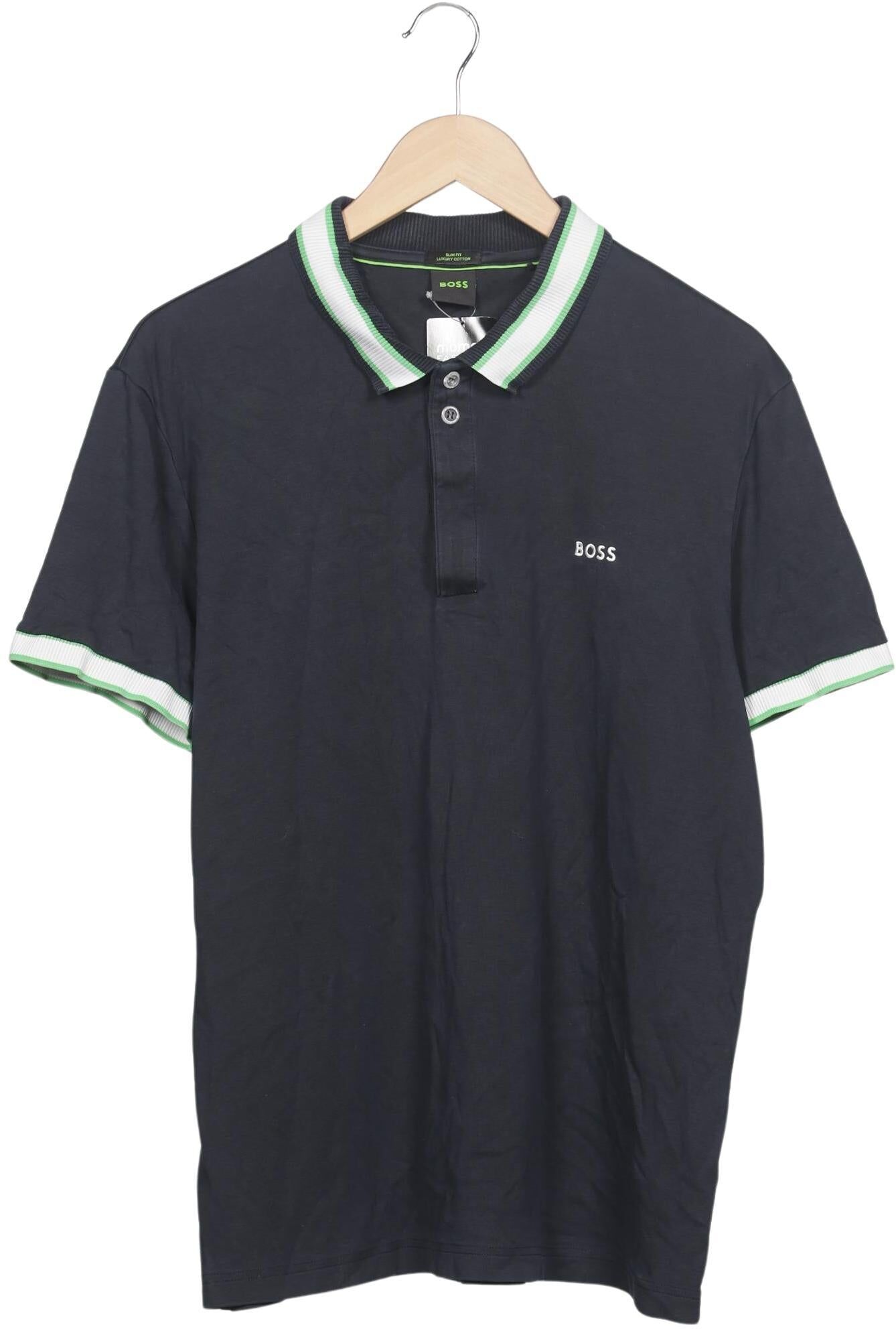 Boss Green Herren Poloshirt, Marineblau, Gr. Xxl, Baumwolle - Second Hand