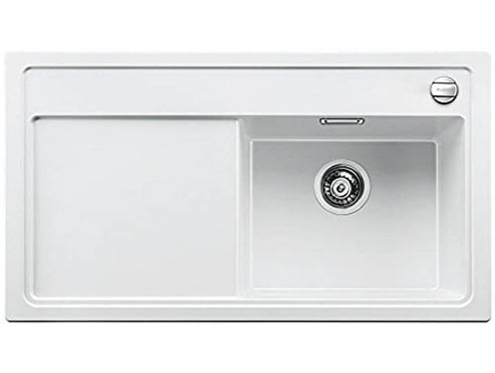 Blanco ZENAR 5 S, Küchenspüle, Granitspüle aus Silgranit PuraDur inklusiv 520448, 1 Stück, Granitspüle aus Silgranit PuraDur inklusiv Holzschneidbrett, weiß