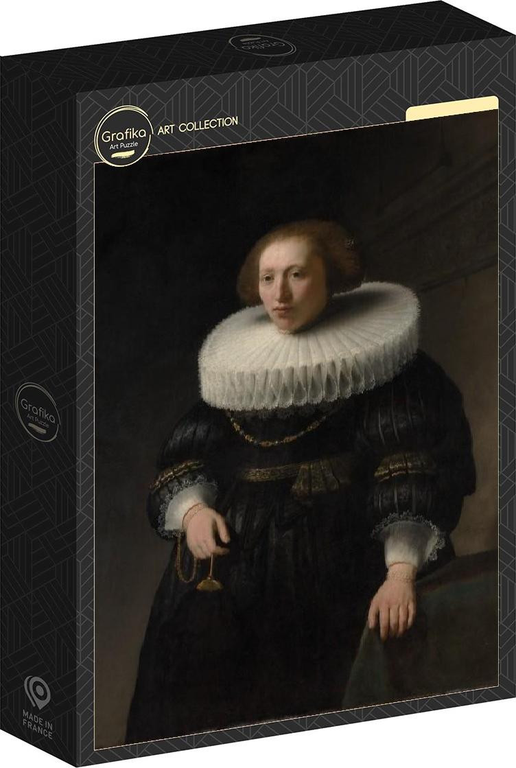 Grafika Puzzel Rembrandt - Portret van een vrouw, 1000 stukjes