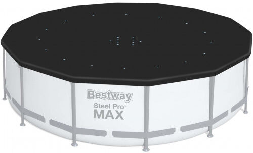 BESTWAY Couverture de piscine 427 cm, noire 58248
