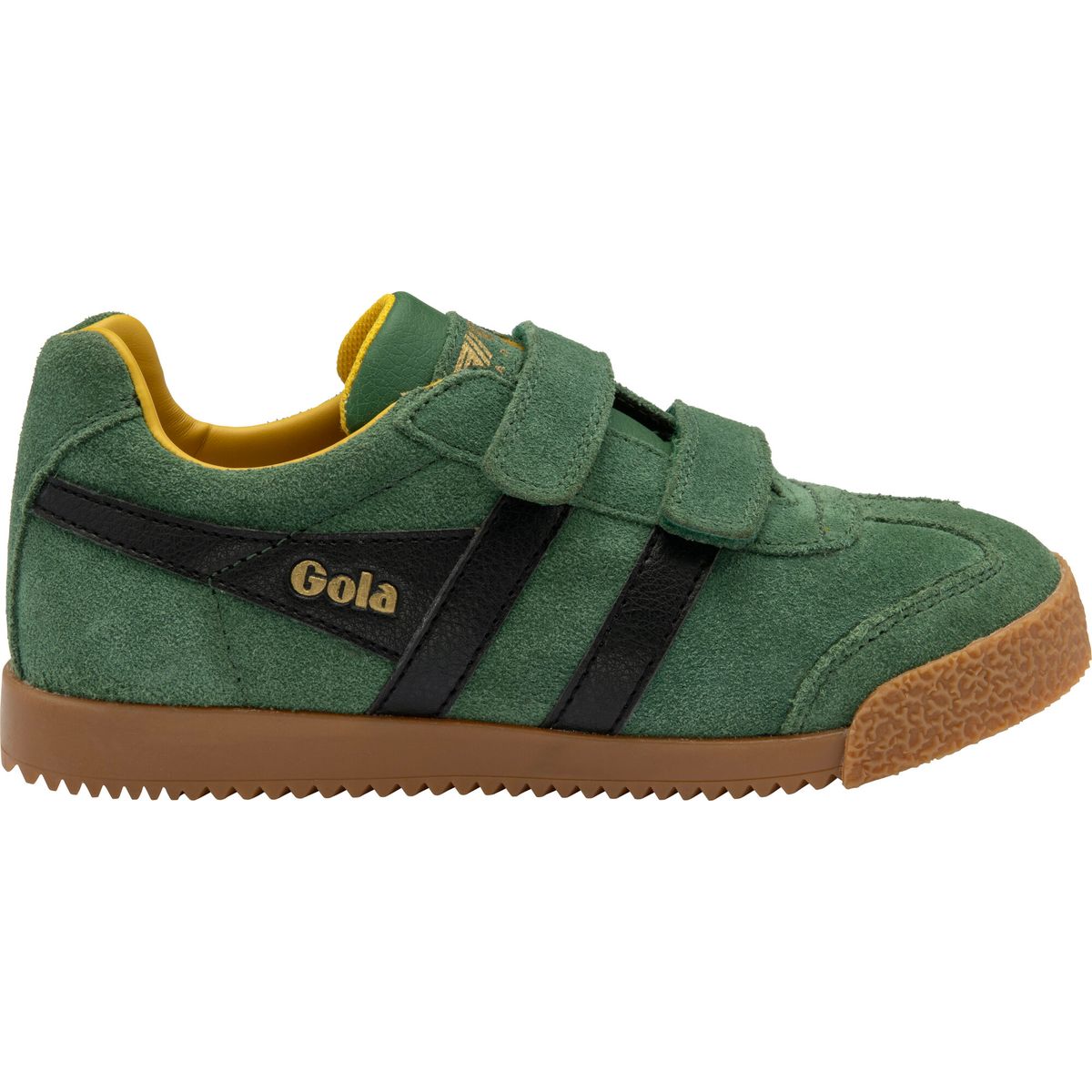 Gola Harrier Strap Sneaker Kids evergreen/black/sun (AB) 13K CKA192-AB-13K-evergreenblacksun