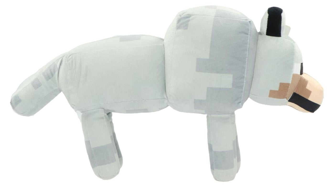 Ottosimon Minecraft Pluche Wolf Knuffel, 44 cm