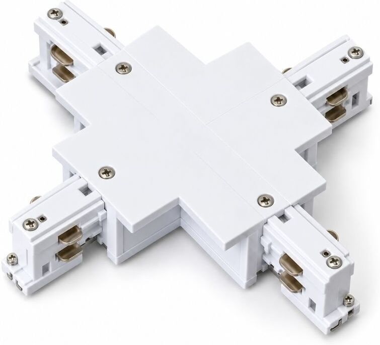 Silumen Connecteur X Rail Encastrable Triphasé Blanc
