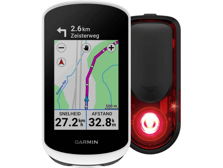 Garmin Edge Explorer 2 + Garmin Varia RearVue 820 Radar Achterlicht