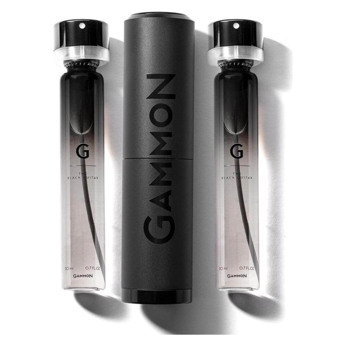 Gammon 9458 Black Notes Parfum Starter-Set G (2x20 ml), das aromatisch-fruchtige BLACK GUITAR Herren (Parfum Set) (52553350)