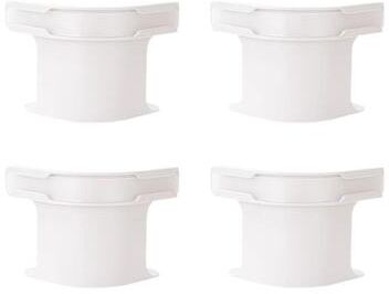 Discount Dollar Deals Heavy Duty Bedsheet Corner Tightener Clips, Durable Bed Sheet Grippers For Protectors white 4pcs