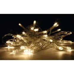 Lex 50er Lichterkette LED Batteriebtrieben Dekolicht Weihnachtslichterkette warmweiß : 50 LED 5,2 Meter