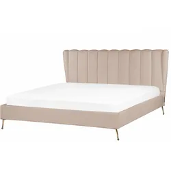 POLSTERBETT 180/200cm Taupe Miribel