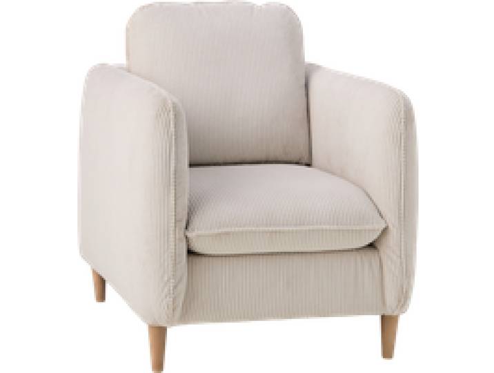 Fauteuil velours côtelé Portimo