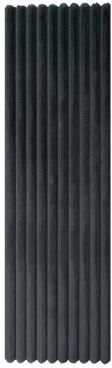 MDA Rugs Madrid Collection Ultra Soft Ribbed Faux Fur Area Rug