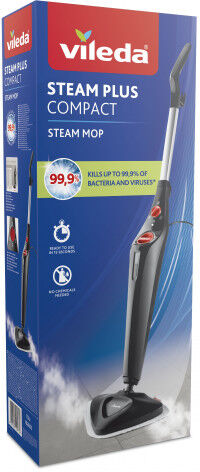 VILEDA Steam Plus Compact Balai vapeur 168917