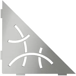 Schlüter Systems SHELF-E-S1 Wand-Ablagesystem Curve Edelstahl EB - edelstahl gebürstet Höhe: 210 mm Breite: 210 mm