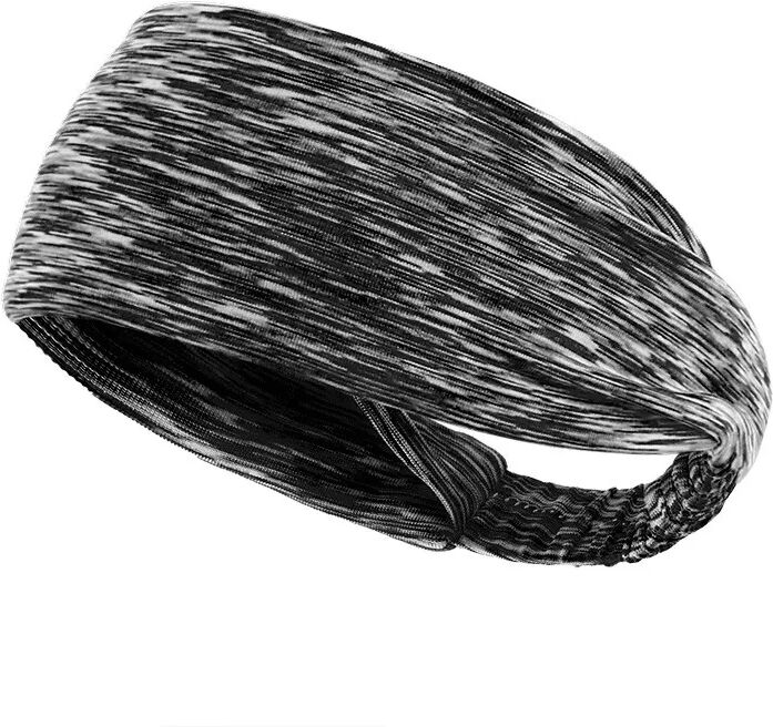 INF Bandeau de sport – Respirant et absorbant la transpiration Noir + Gris