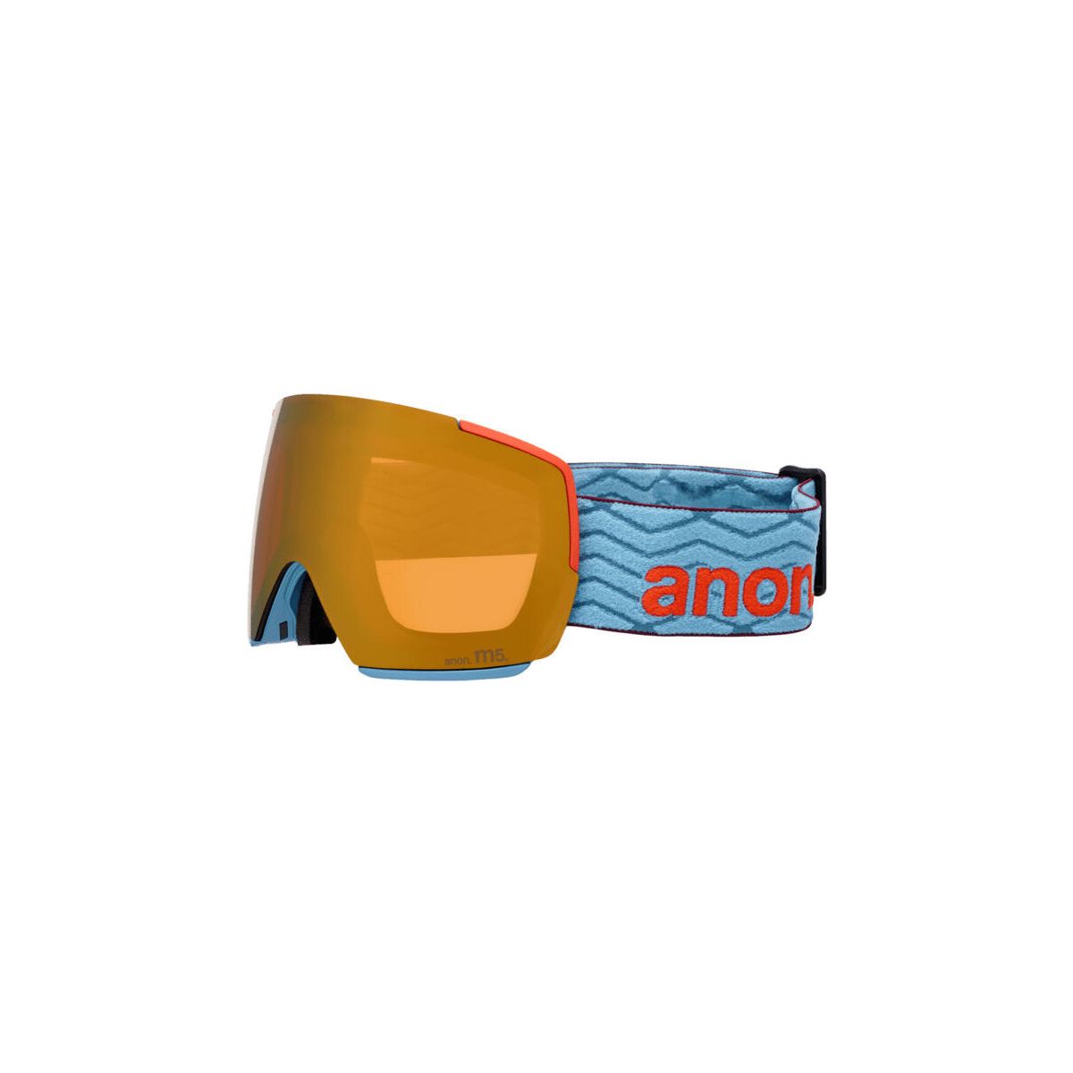 Anon M5 Goggles + Bonus Lens + MFI Face Mask retro blue/perceive sunny bronze (E5S) Regular NA 2394312-E5S-NA