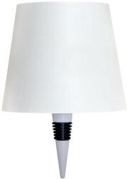 Evergreen Home Goods Creative LED Bottle Lamp, Rechargeable, Portable, RGB Dimmable Headlight For Bar, Restaurant, Camping Decor white