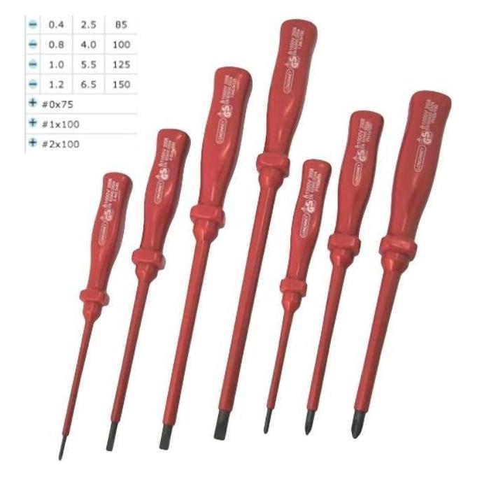 Prokits Pro'sKit 8PK-8100E Isolierter Schraubendreher-Satz - 1000 V (8PK-8100E)
