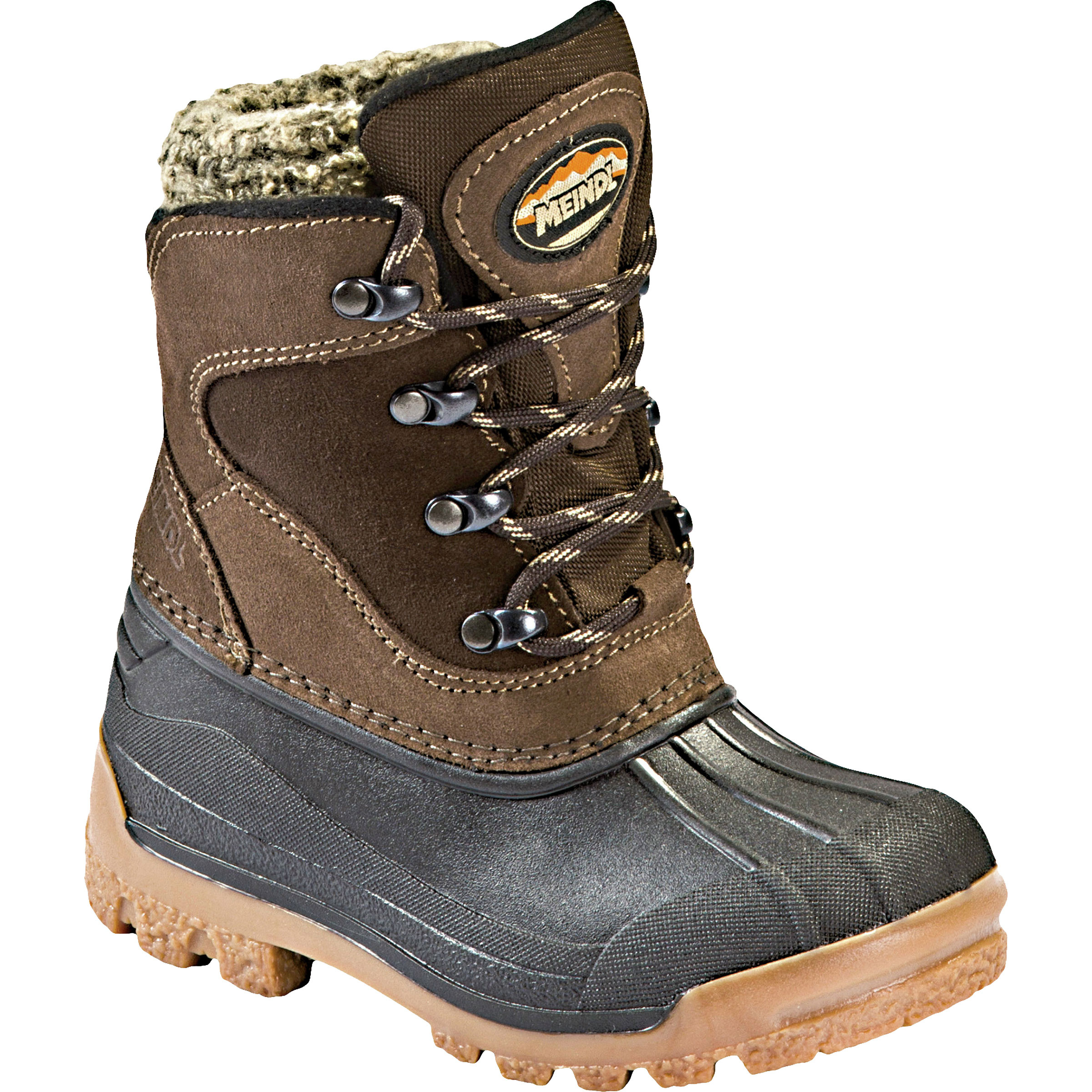 Meindl Sölden Winterstiefel Kinder Winterschuhe & Winterstiefel braun Größe 35 Lifestyle Wasserdicht