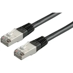 VALUE Patchkabel Cat.6 (Class E) S/FTP (PiMF), schwarz, 7 m