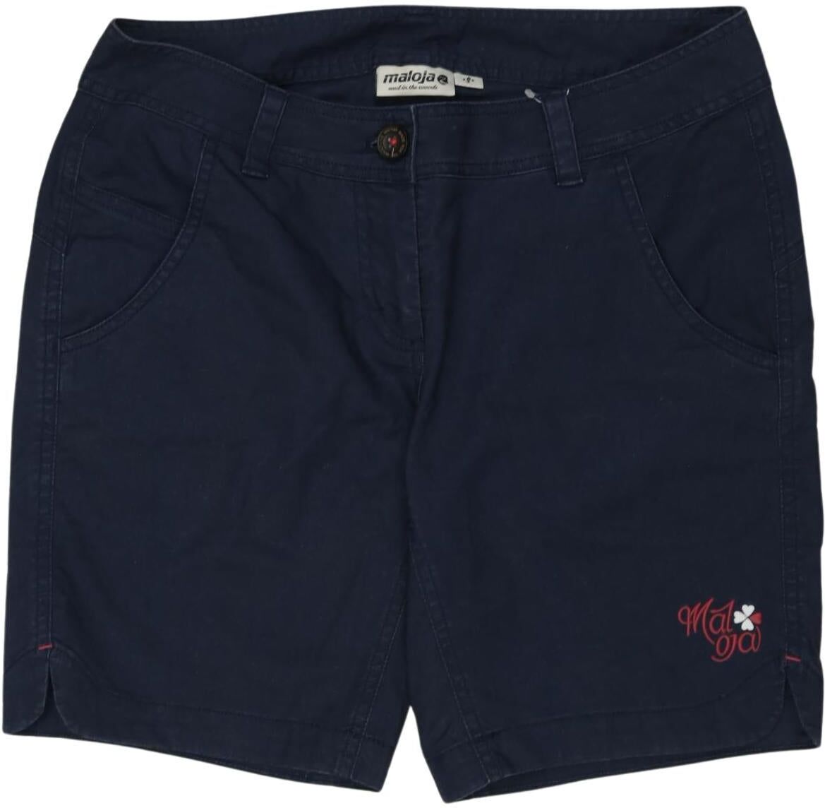 Maloja Damen Shorts, Marineblau, Gr. S, Hanf / Elasthan / Baumwolle - Second Hand
