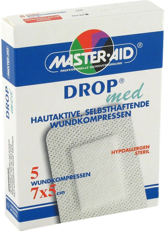 Drop med 5x7 cm Wundverband steril Master Aid