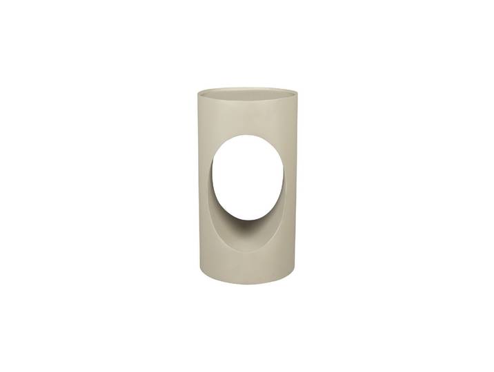 Table d'appoint en fer forgé beige, antidérapant - Dutchbone, Sai