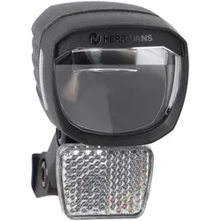 Herrmans LED-E-Bike-Scheinwerfer HERRMANS | Nordic MR E, schwarz, 60 Lux, mit Halter