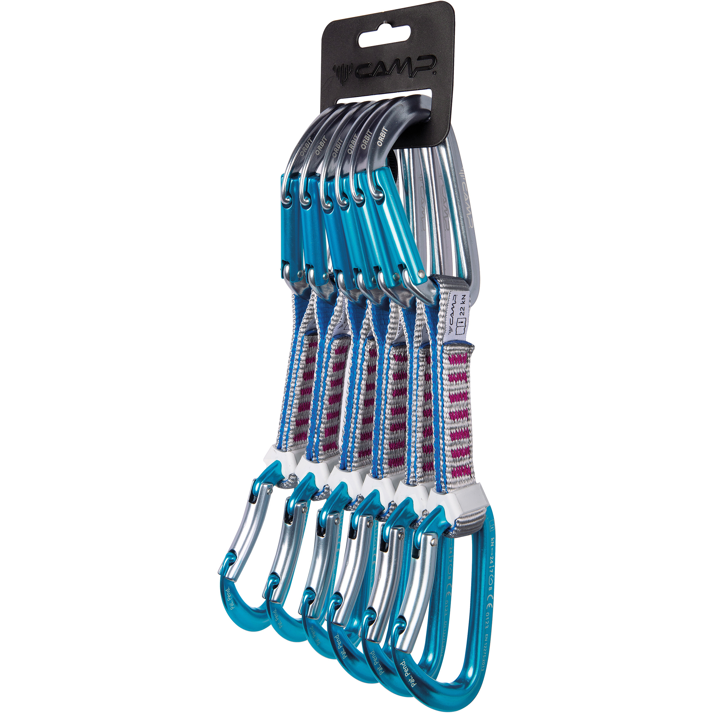 Camp Orbit KS Expressset 6er Pack Express-Sets pink Größe 12CM Sportklettern