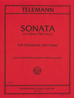 International Music Company Telemann Sonate TWV 41:f1
