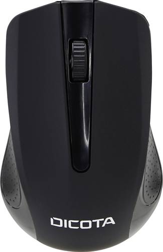 Dicota Wireless Mouse COMFORT Maus Funk Optisch Schwarz 1000 dpi