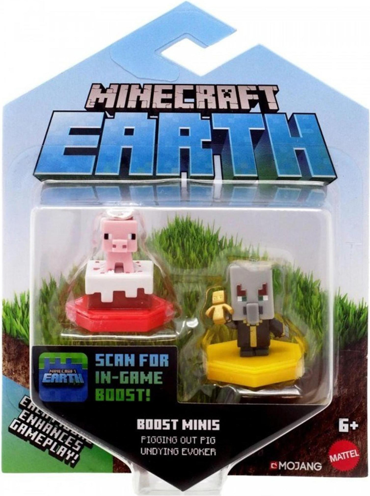 Mattel Minecraft Boost Mini 2 Figuren: Varken en Evoker