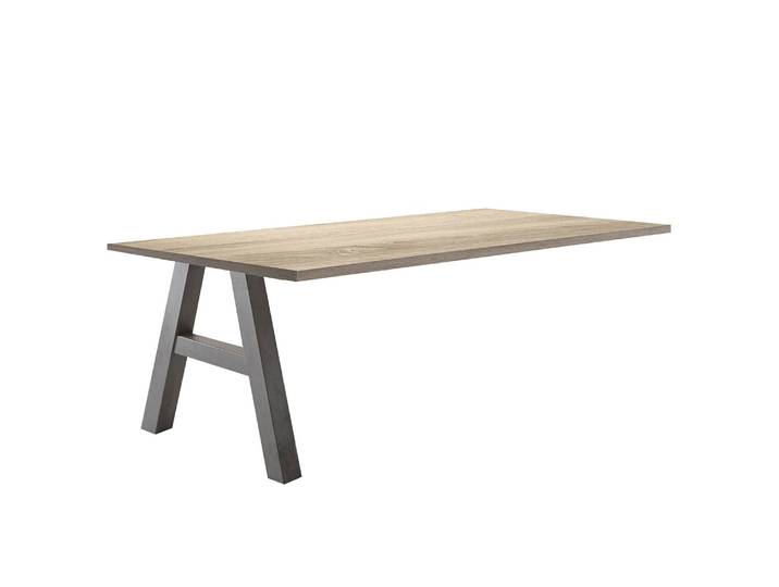 Schreibtisch-Ansatz I 160cm Braun/Anthrazit/Eiche Sonoma Dekor