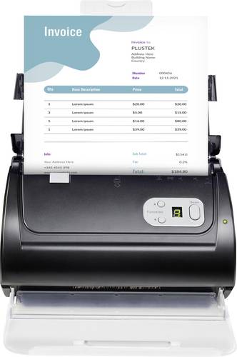 Plustek SmartOffice PS288 Plus Dokumentenscanner 216 x 5080mm 600 x 1200 dpi 30 Seiten/min USB-B