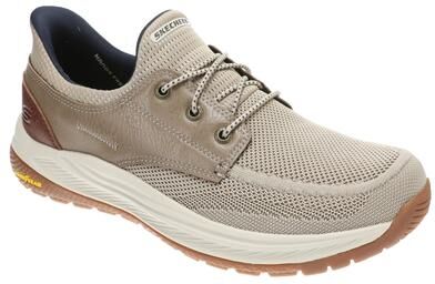 Skechers USA Slip-Ins: Relaxed Fit-Meroe-Alden - Mens 7 Tan Slip On W