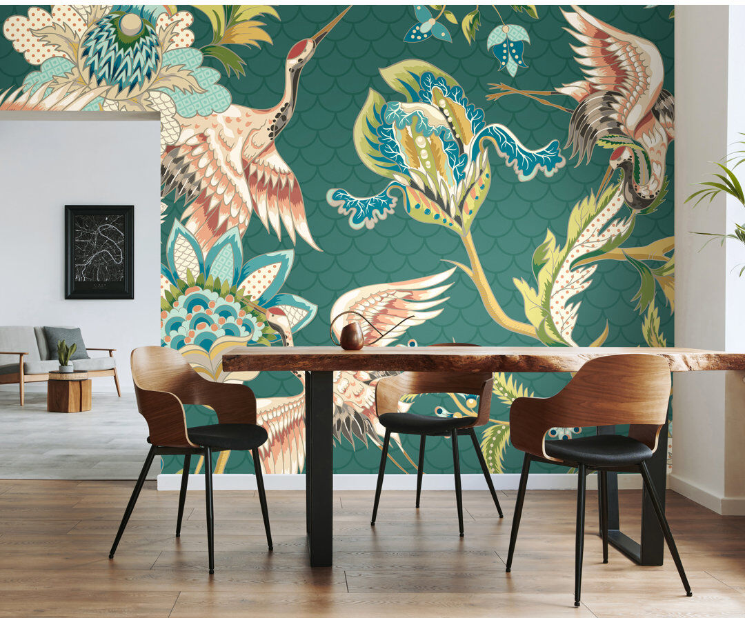 ClassicLiving Arviso Matte Wall Mural Green 240cm L x 300cm W