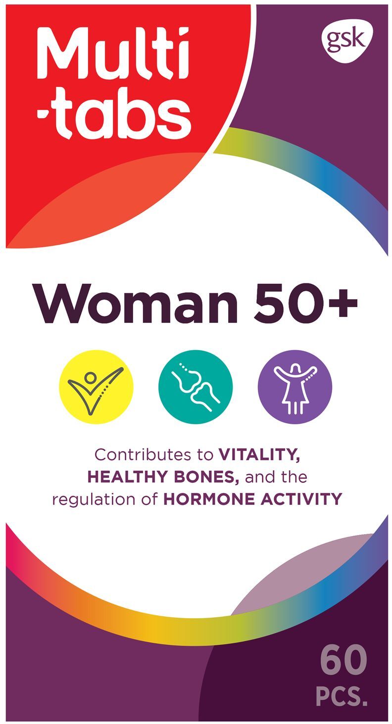 Multi-Tabs Woman 50+ Kosttilskud 60 stk