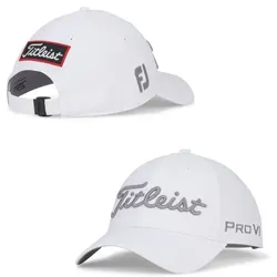 Titleist Tour Performance Herren Cap weiss/grau