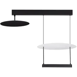 Nova Luce 9580678 DIONA Deckenleuchte Schwarz / Weiß