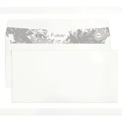 Clairefontaine 500x Umschläge 110x220mm/DL FOREVER 80g - Weiß 65945C