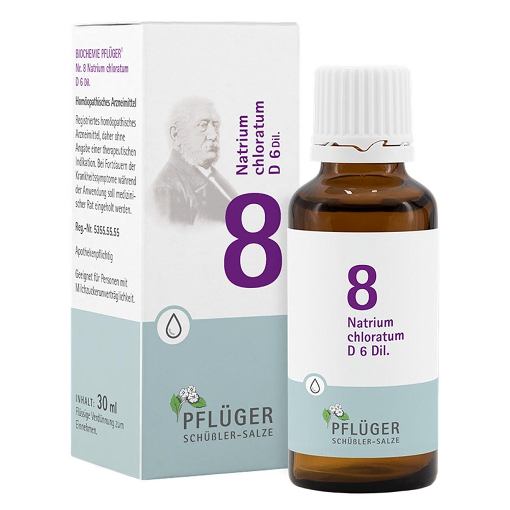 Homöopathisches Laboratorium Alexander Pflüger Gmb Biochemie Pflüger 8 Natrium chloratum D6 Tropfen 06324637