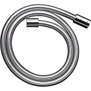 AXOR Duschschlauch Brauseschlauch Starck 28282000, verchromt, Kunststoff, Verdreh- & Knickschutz, Gewinde 1/2 Zoll, 1,25 m