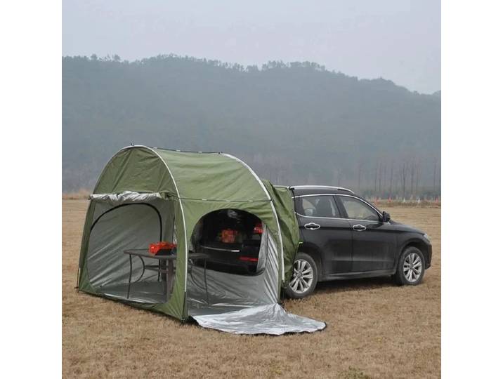 Tente arrière de voiture SUV, tente de rangement de vélo, Camping en plein air, randonnée, grand auvent étanche polyvalent, pare-soleil, coffre de voiture