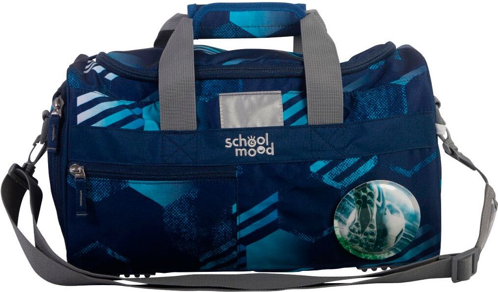 Sporttasche SCHOOL-MOOD "Jonas (Fussball)", Damen, Gr. B/H/T: 39cm x 20cm x 22cm, jonas, Polyester, Taschen Sporttasche jonas B/H/T: 39cm x 20cm x 22cm