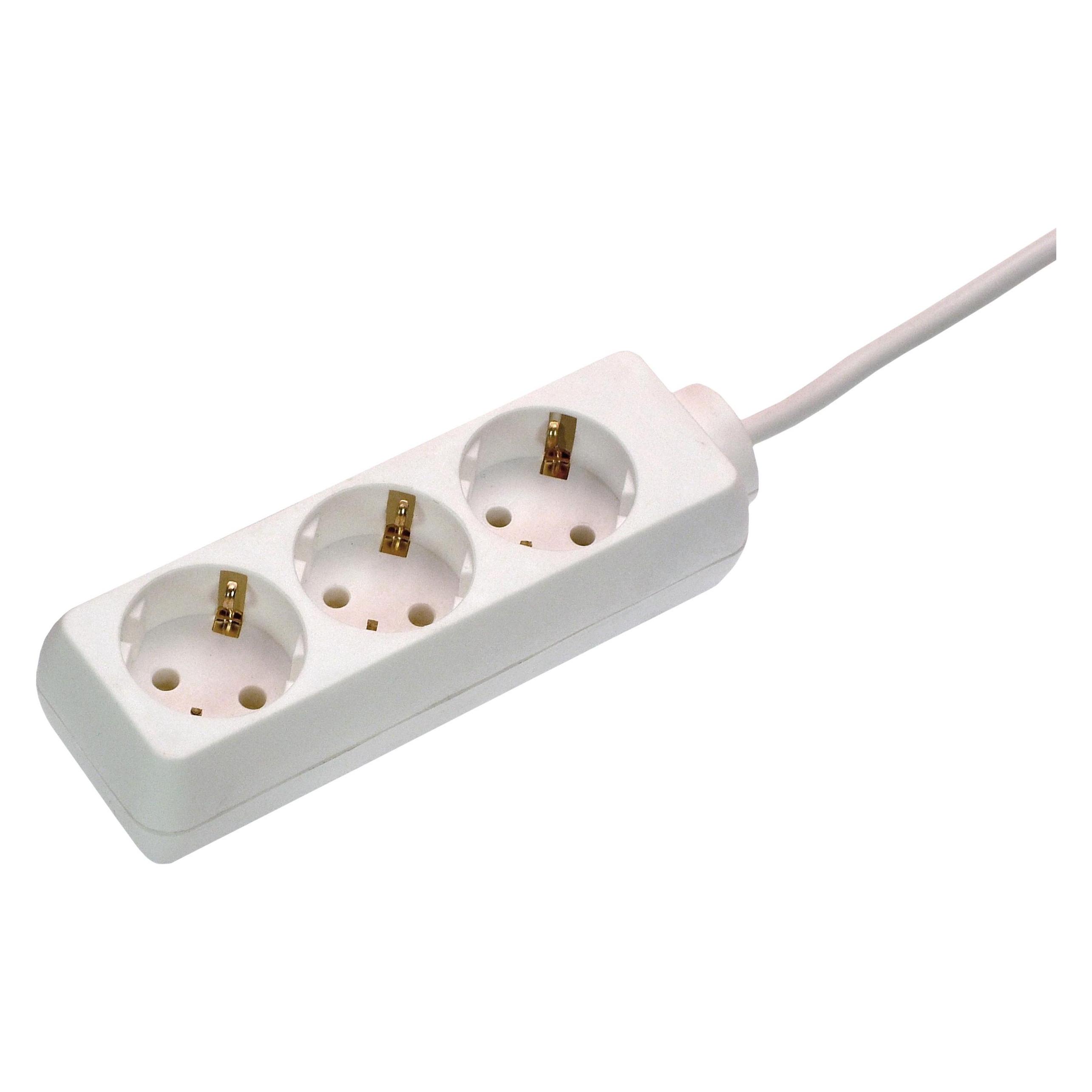 As - Schwabe Steckdosenleiste (3x, CEE 7/3, CEE 7/7, 3 m) (11331)