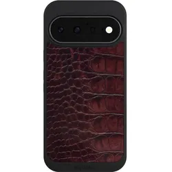 Nivocase Handyhülle für Google Pixel 11 Hülle NIVOpure Case Schwarz Animalprint Krokodil Leder (Google Pixel 11), Smartphone Hülle, Schwarz
