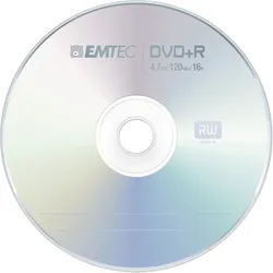 Emtec DVD+R 16x, 10 (10x), Optischer Datenträger